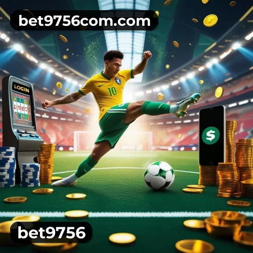 Tela de boas-vindas e lobby de jogos do aplicativo bet9756