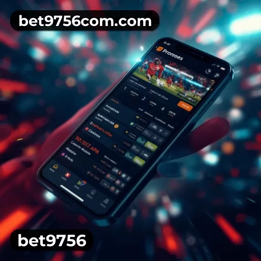 Identidade visual e vitrine de ofertas da plataforma bet9756